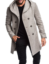 Load image into Gallery viewer, ZOGAA 2019 Men&#39;s Winter Wool Coat Autumn Mens Long Trench Coat Cotton Casual Woollen Men Overcoat Mens Coats and Jackets S-3XL