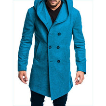 Load image into Gallery viewer, ZOGAA 2019 Men&#39;s Winter Wool Coat Autumn Mens Long Trench Coat Cotton Casual Woollen Men Overcoat Mens Coats and Jackets S-3XL