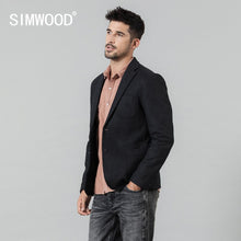 Load image into Gallery viewer, SIMWOOD 2019 Autumn winter new blazer men wool blends jackets men high quality brand clothing