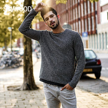 Load image into Gallery viewer, SIMWOOD 2019 Autumn Winter New Casual Sweater  Men Colored Wool knitted  Pullovers Fashion Slim Fit Christmas Gift Male MT017026