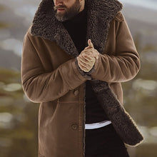 Load image into Gallery viewer, Men&#39;s Jackets And Coats Winter Thicken Warm Jacket Vintage Outwear Windproof  Jacket Man Fleece Veste Homme Men Parkas Clohtes