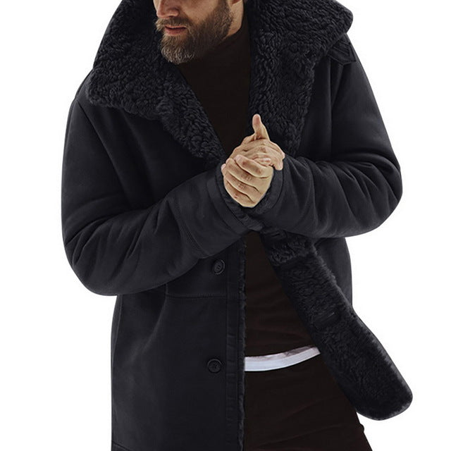 Men's Jackets And Coats Winter Thicken Warm Jacket Vintage Outwear Windproof  Jacket Man Fleece Veste Homme Men Parkas Clohtes