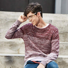 Load image into Gallery viewer, Pioneer Camp 2018 men sweater brand clothing knitted gradient pullover male top quality 100% cotton AMS702429