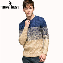 Load image into Gallery viewer, TANGNEST Hot Sale 2019 Fashion Design Casual Men Sweater Slim O-Neck Long-sleeved Sweater Men All-matched Pull Homme MZL604