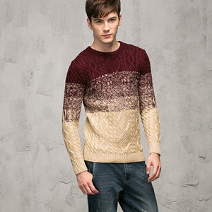 TANGNEST Hot Sale 2019 Fashion Design Casual Men Sweater Slim O-Neck Long-sleeved Sweater Men All-matched Pull Homme MZL604