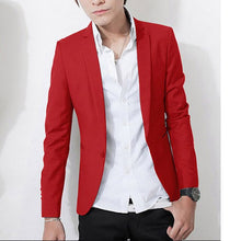 Load image into Gallery viewer, TANGNEST 2019 Spring New Men&#39;s Casual Korean Version Of The Self-cultivation Small Suit Jacket Youth Trend Suit MWX421